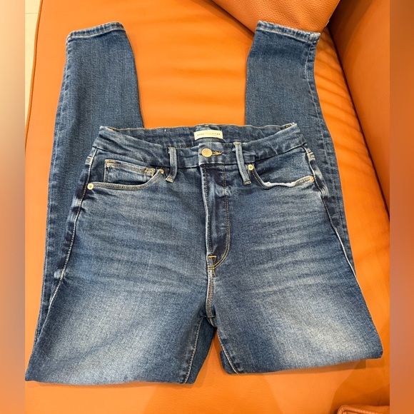 Good American Jeans Womens Size 2 / 26 Good Legs Straight Denim Ankle - Picture 1 of 5